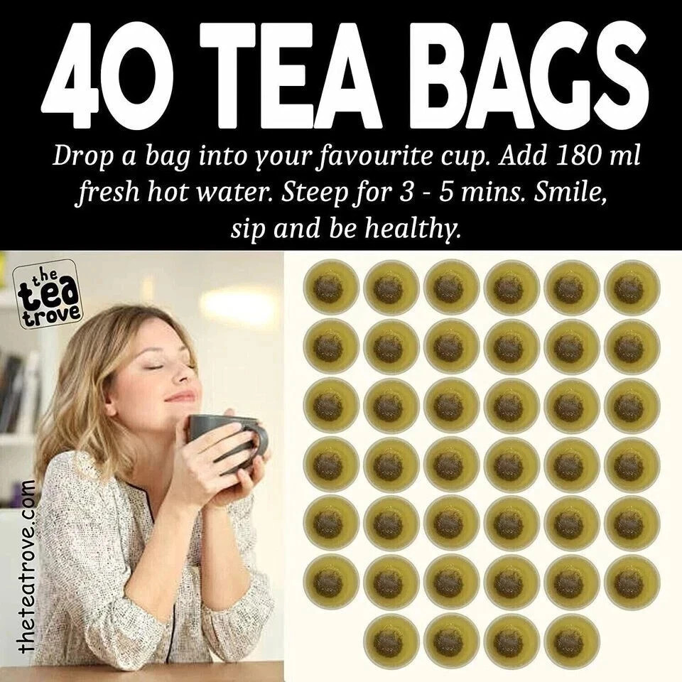 The Tea Trove Pure Chamomile Tea Bags Organic 48g