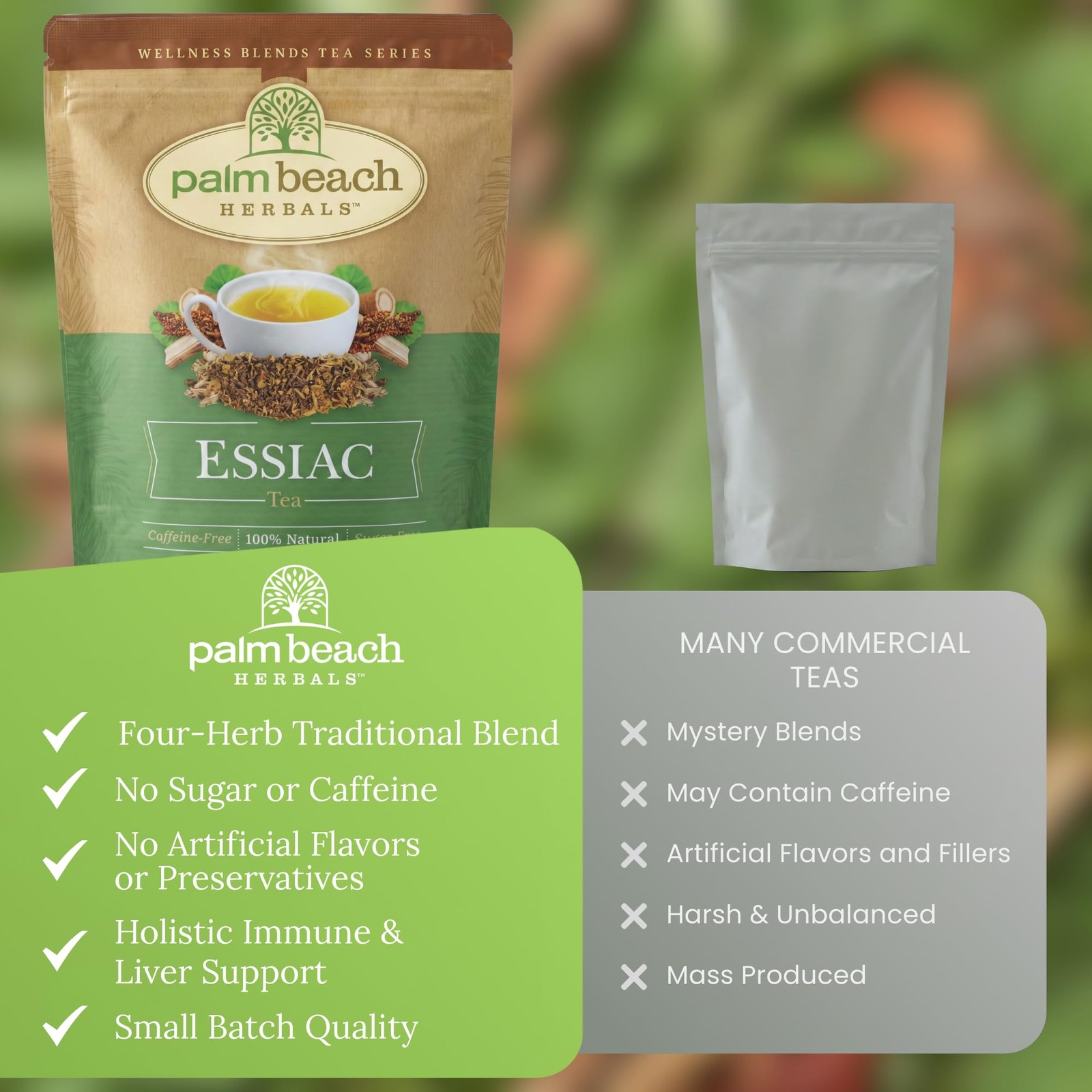 Palm Beach Medicinal Herbs Essiac Tea – Genuine Herbal Blend for 30 ct