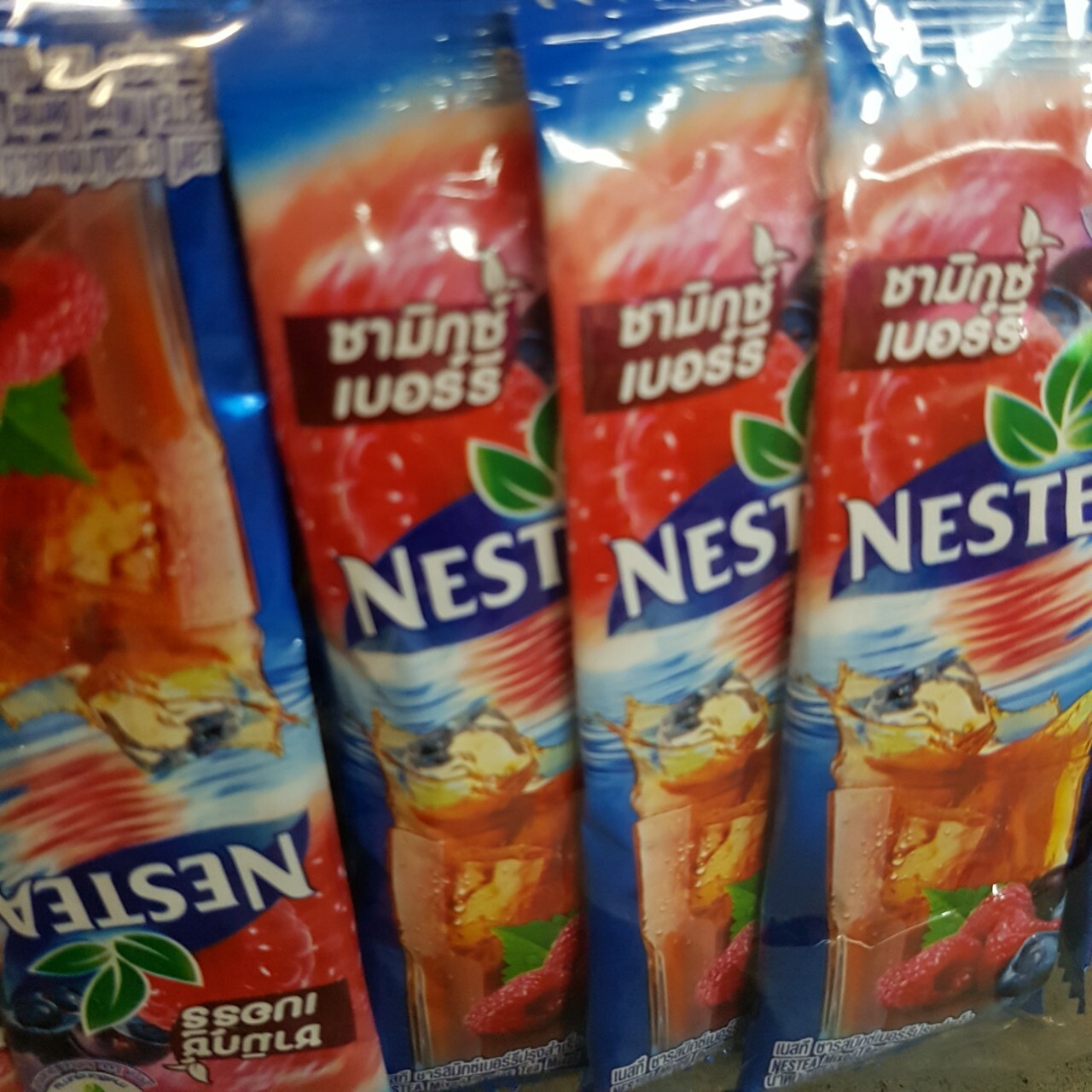 4x NESTEA Instant Mixed Berries High Vitamin C Tea HOT ICED HALAL THAI