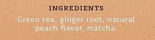 Stash Tea Ginger Zing 108 Bags Green Tea Peach Ginger Low Caffeine Pack