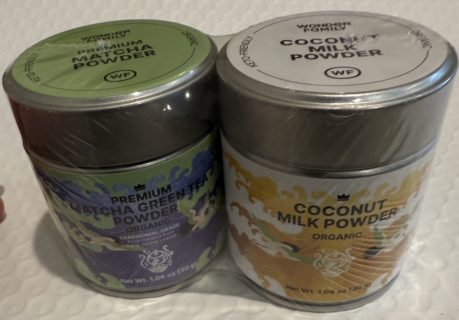 Wonder family, Matcha Set with Matcha Tea Powder & Coconut Milk Powder