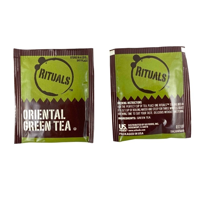Oriental Green Tea bags, BULK 150 count box, caffeinated