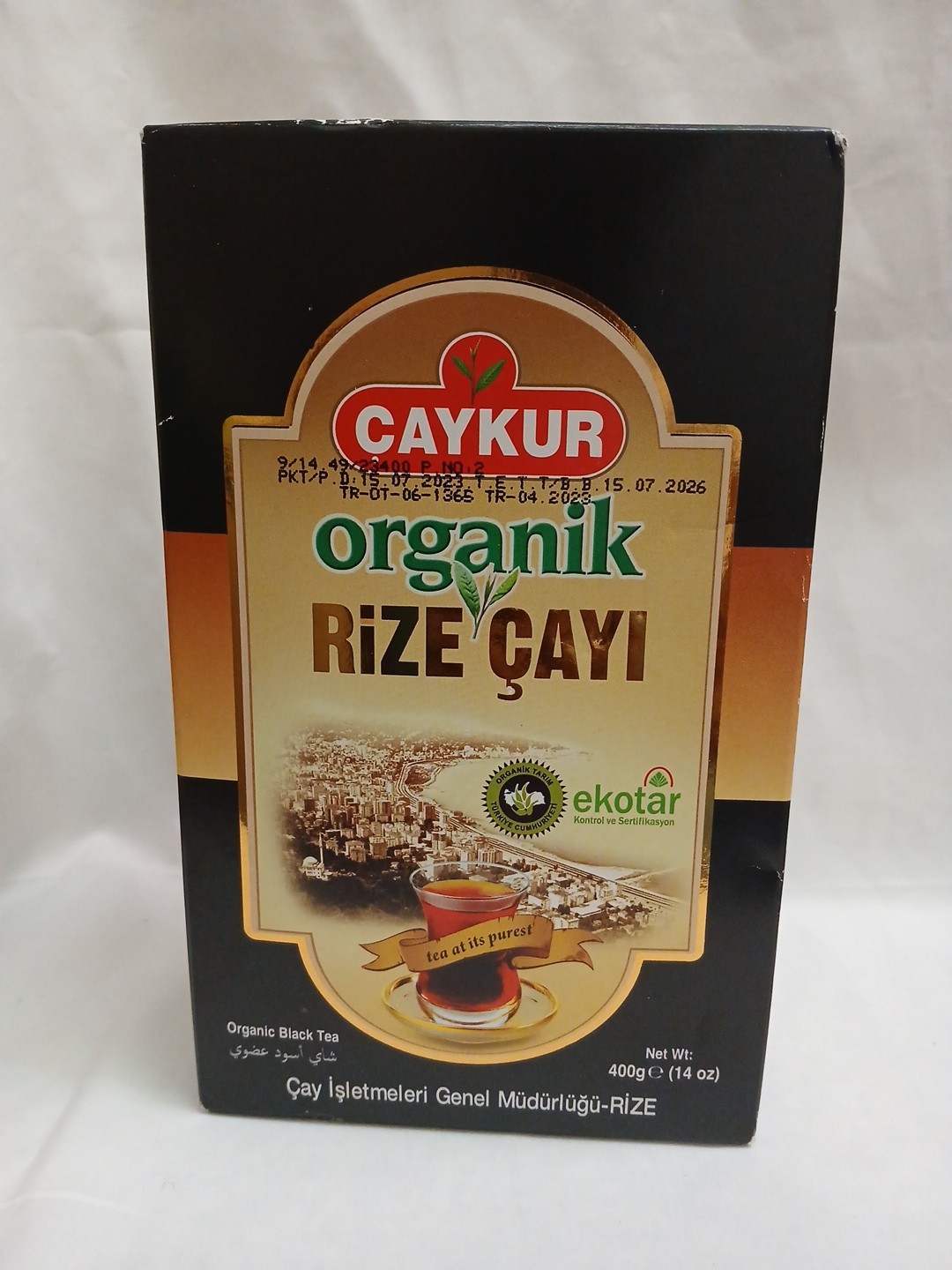 Caykur Organic Rice*Çayi Ekotar Tea At Its Purest Organic Black Tea 400g/14.oz