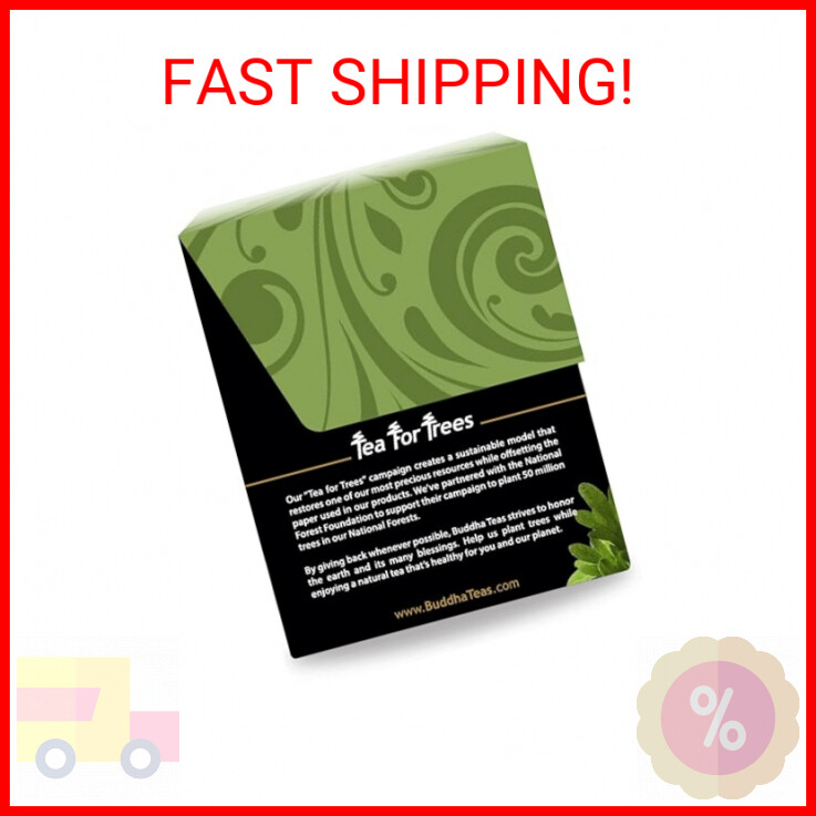 Buddha Teas Organic Wormwood Tea – OU Kosher, USDA Organic, CCOF Organic, 18 Ble