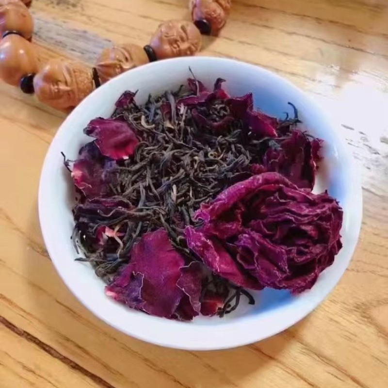 80g High-quality Rose Black Tea Dianhong 2023 Beauty Tea Bulk Flower Tea