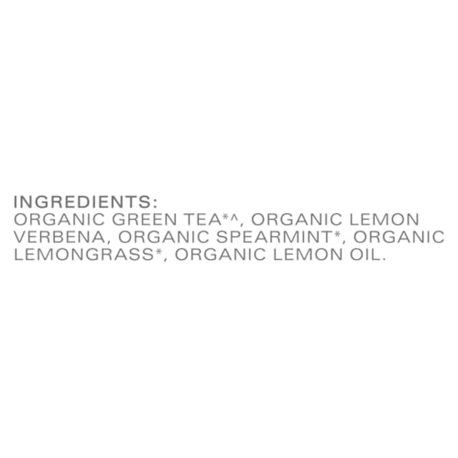 TAZO Organic Zen Green Tea, Caffeinated Tea with Refreshing Lemongrass & Spearmi