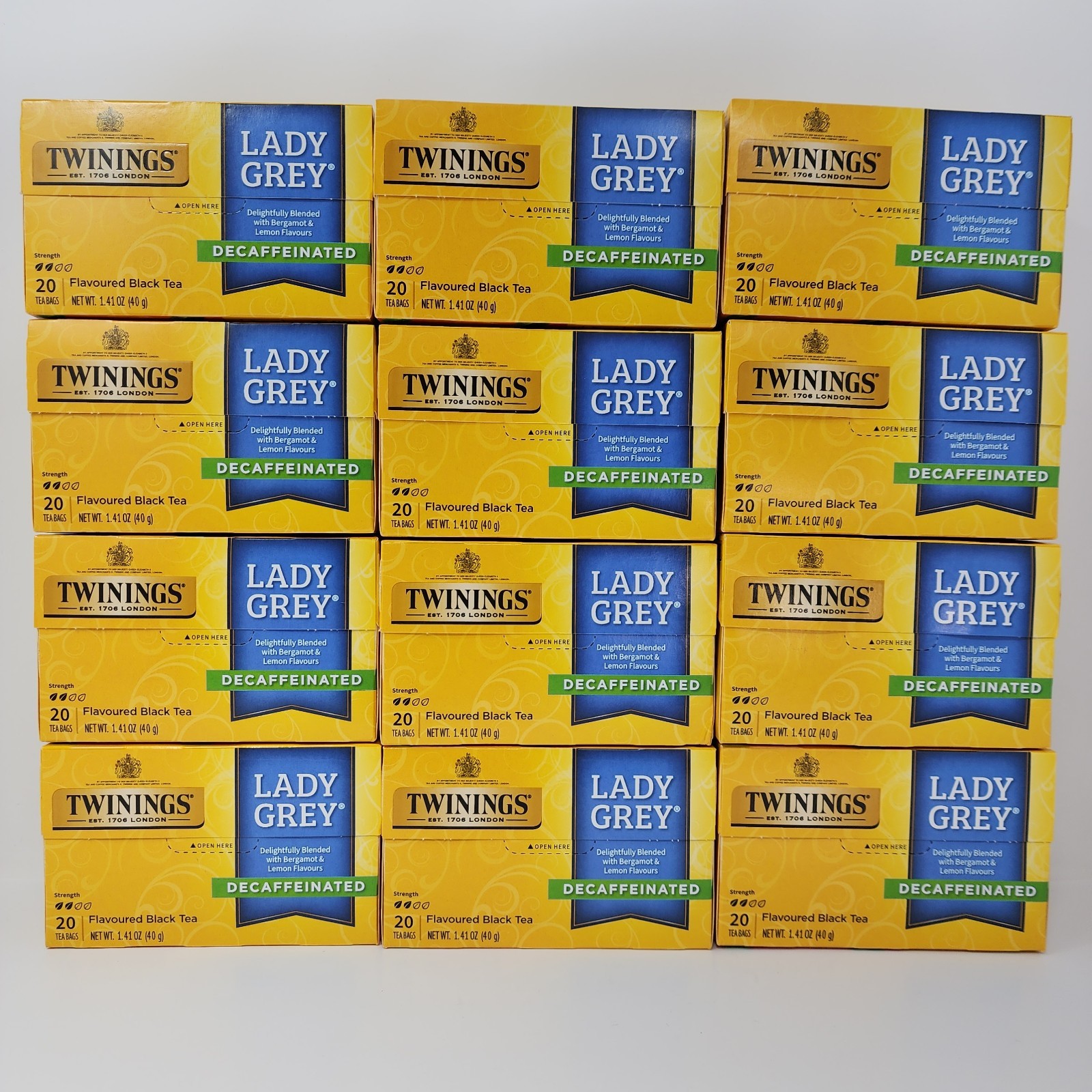 Twinings Lady Grey Decaffeinated Black Tea (240 Tea Bags) Exp 12/2027