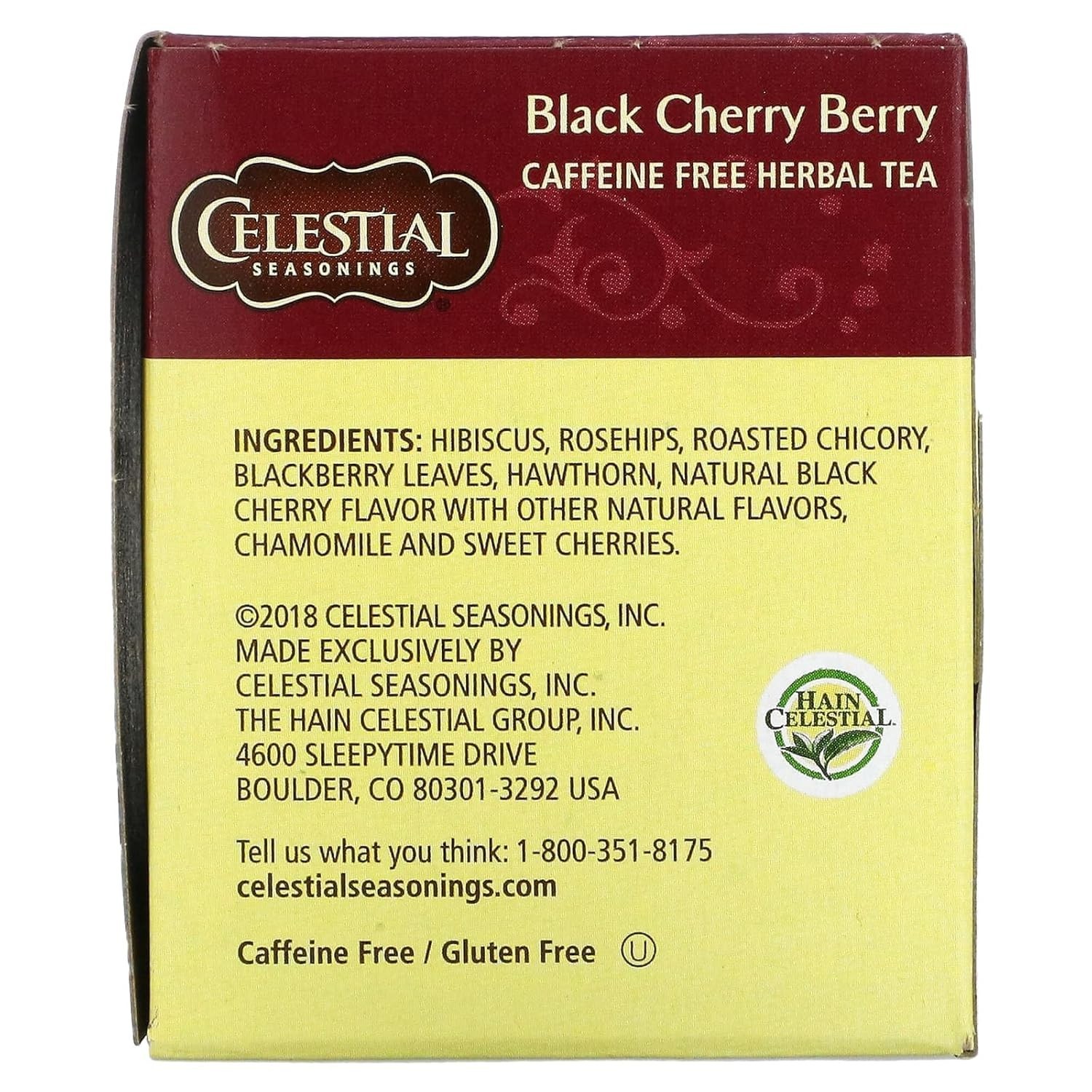 Delicious Black Cherry Berry Tea – 20 Count (Pack of 2)