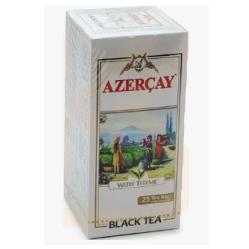 AZERCAY Black Tea (25 Tea Bags) – Made in Azerbaijan Kosher NO GMO