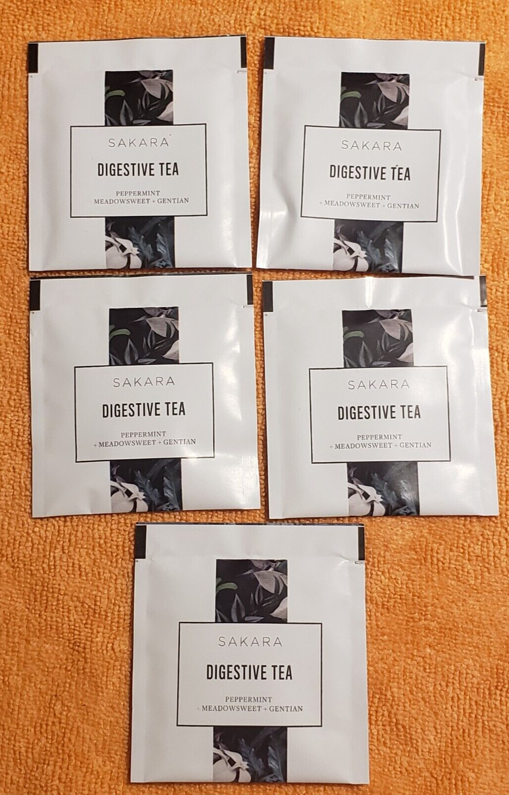 SAKARA – DIGESTIVE Superherb TEA – 15 bags Total – Digestive Support – 1/2026