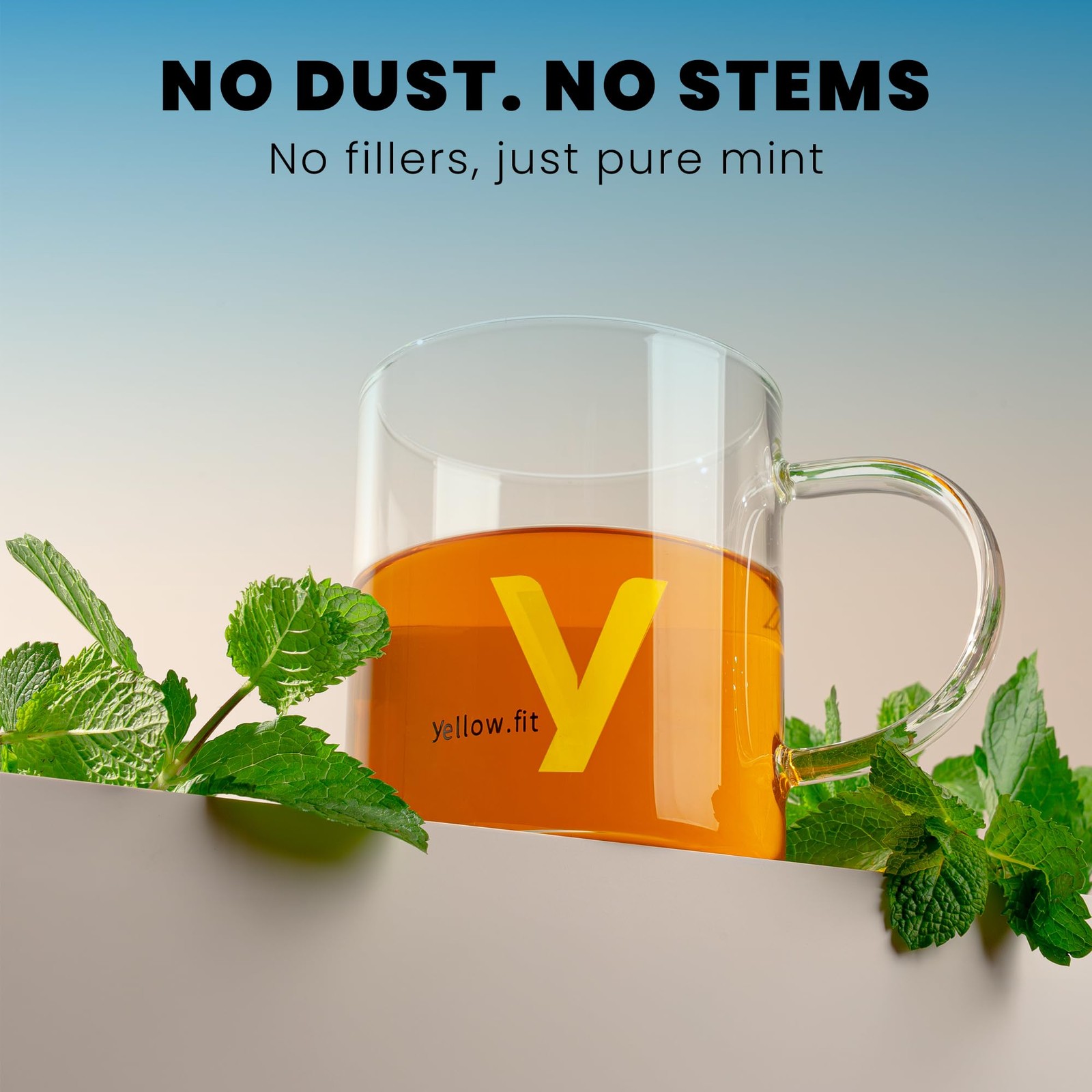 Peppermint Whole Leaf Tea – 1500mg Loose Leaf Herbal Tea, Caffeine-Free Peppe…
