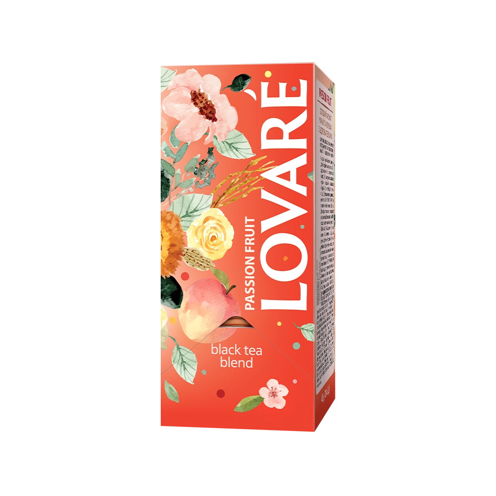 LOVARE “PASSION FRUIT” Ceylon Black Pineapple, Passion fruit Tea 24 tb UKRAINE