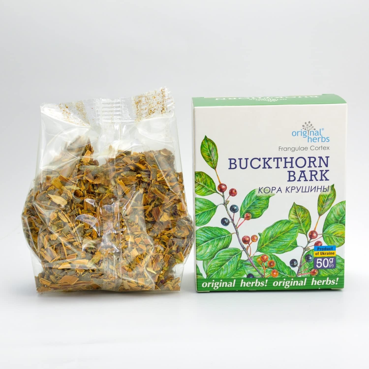 Buckthorn Bark Tea( Кора Крушины) – 50g (1.76 oz) | Original Herbs