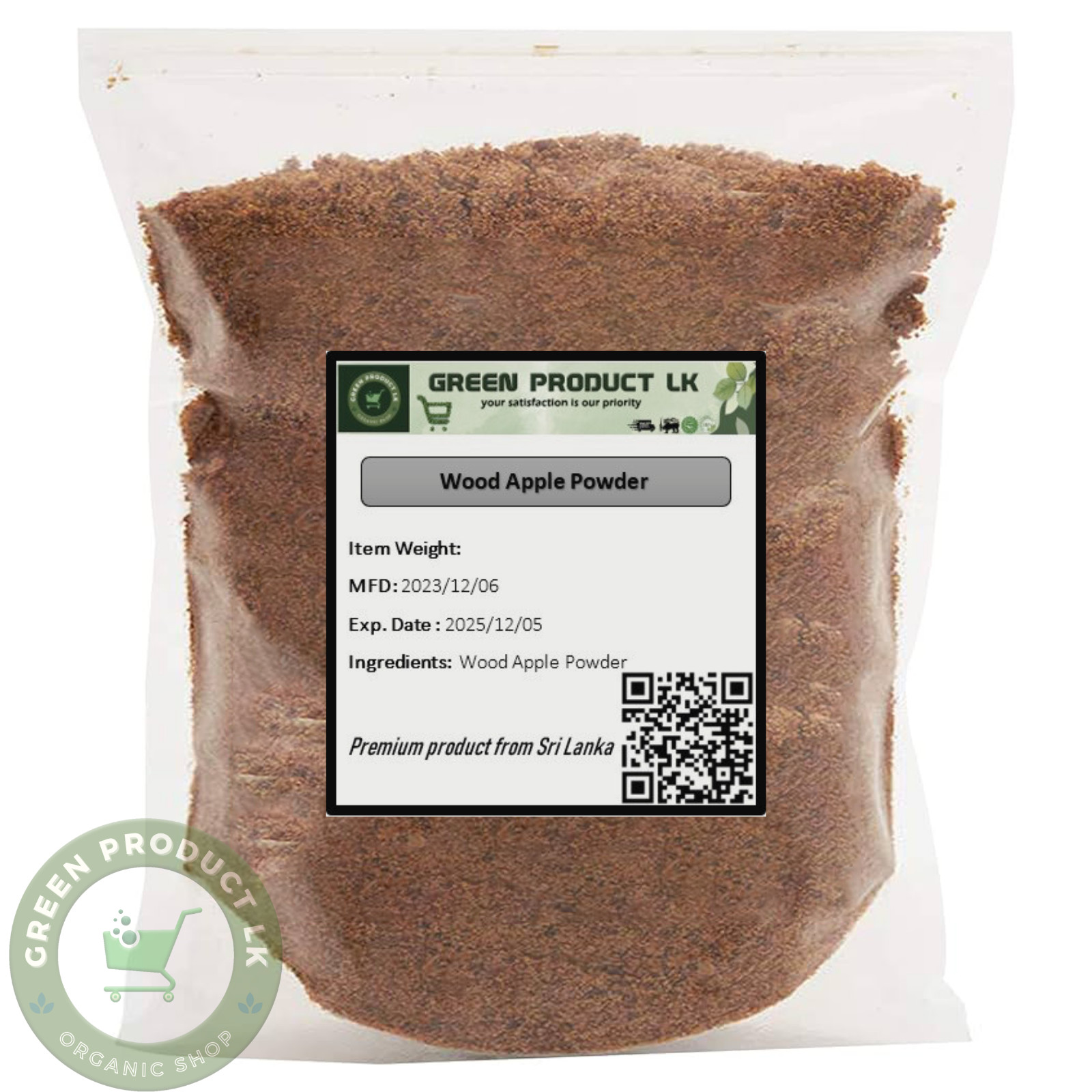 WoodApple Powder | 100% Organic Fruit Wood Apple | Natural Energy Booster1 Drink