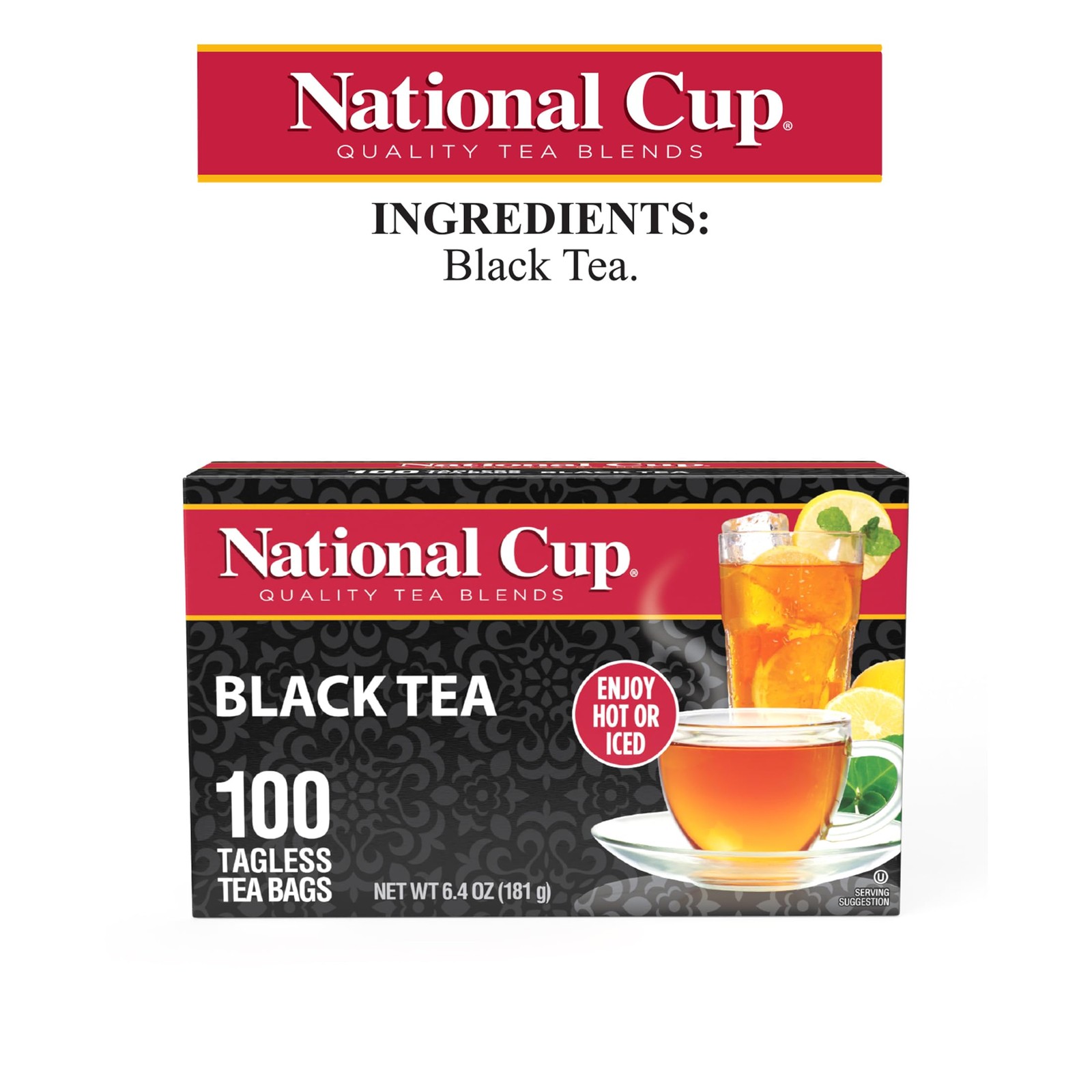 National Cup Black Tea Blend Flavourful, Smooth, Robust Caffeinated Black Tea