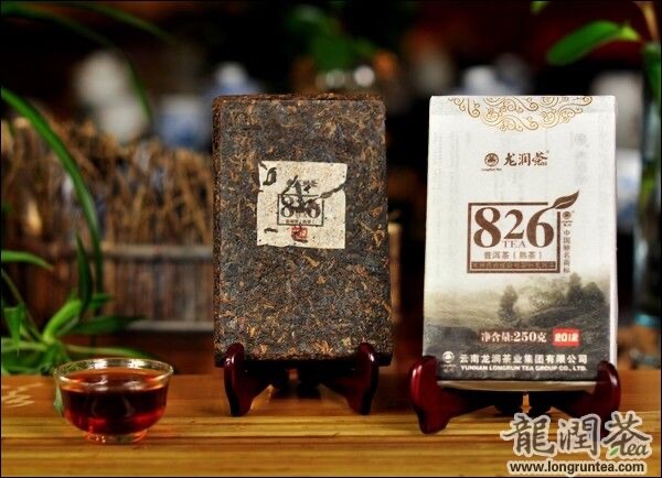 “826” Year 2012  Fermented / Shu/Ripe  Puerh Tea Brick ,  250g/pc