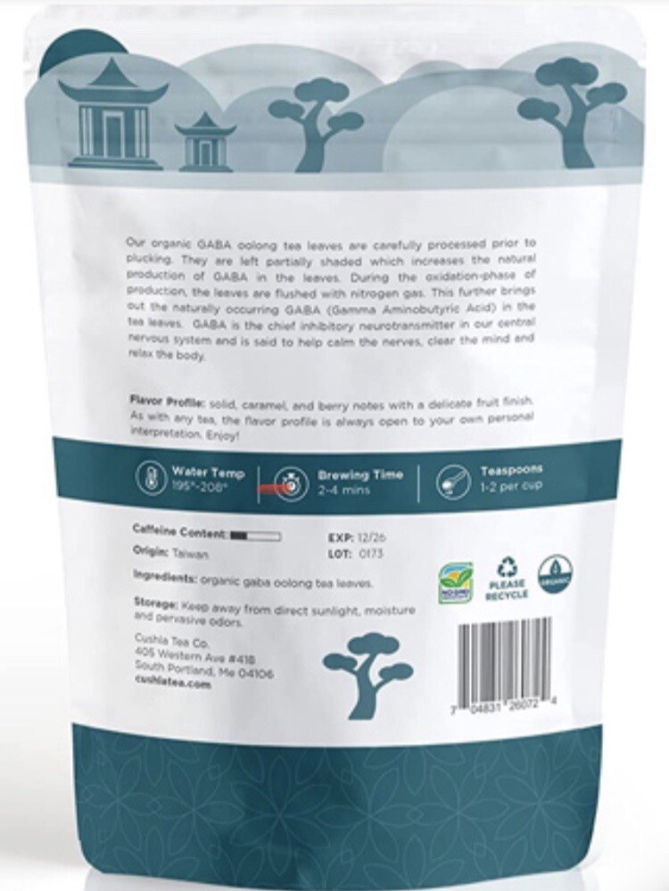 Taiwanese GABA Oolong Loose Leaf – Organic Gaba Oolong Relaxing Tea.