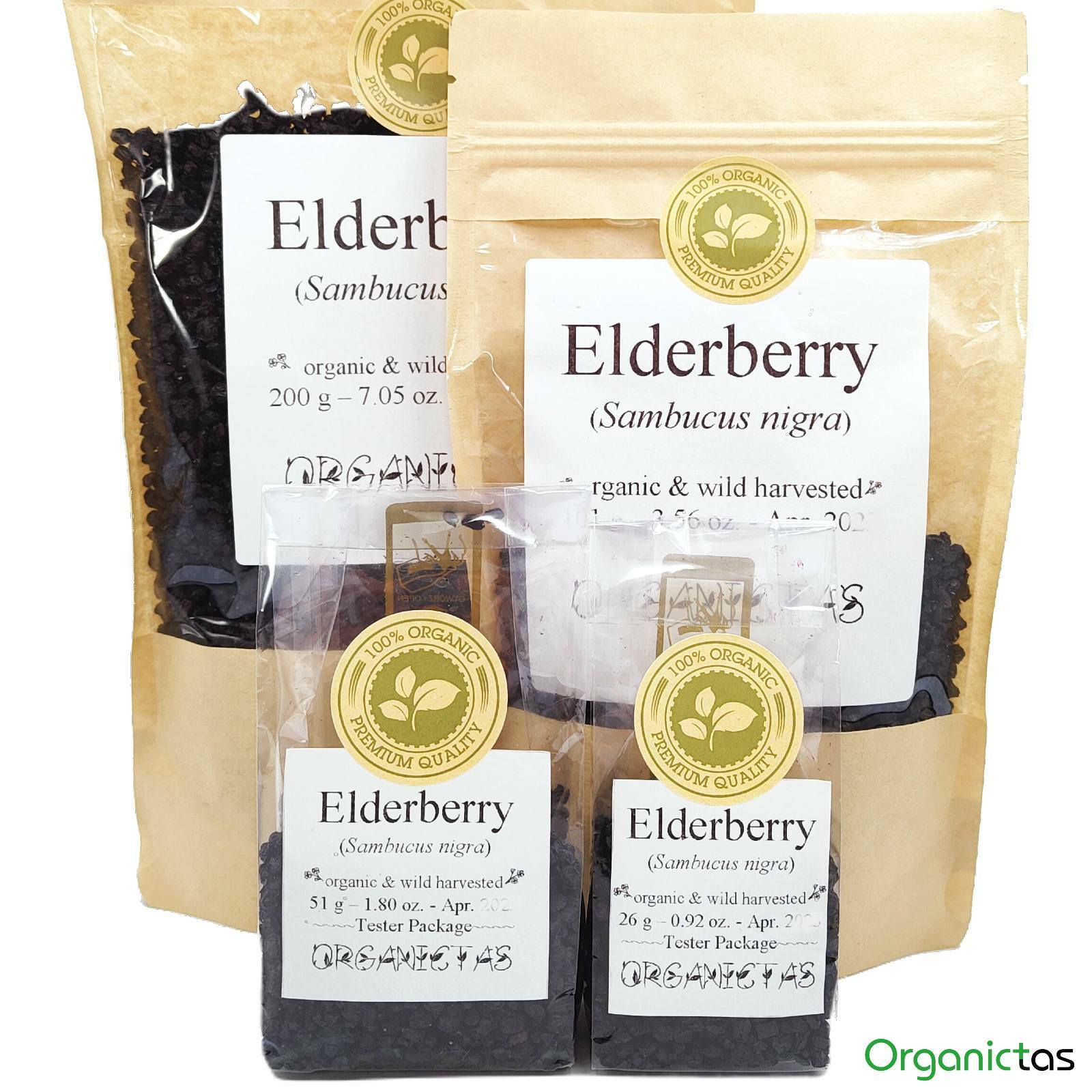 Elder Berry’s Organic Tea – Sambucus Nigra Dried Elderberries Natural Tea