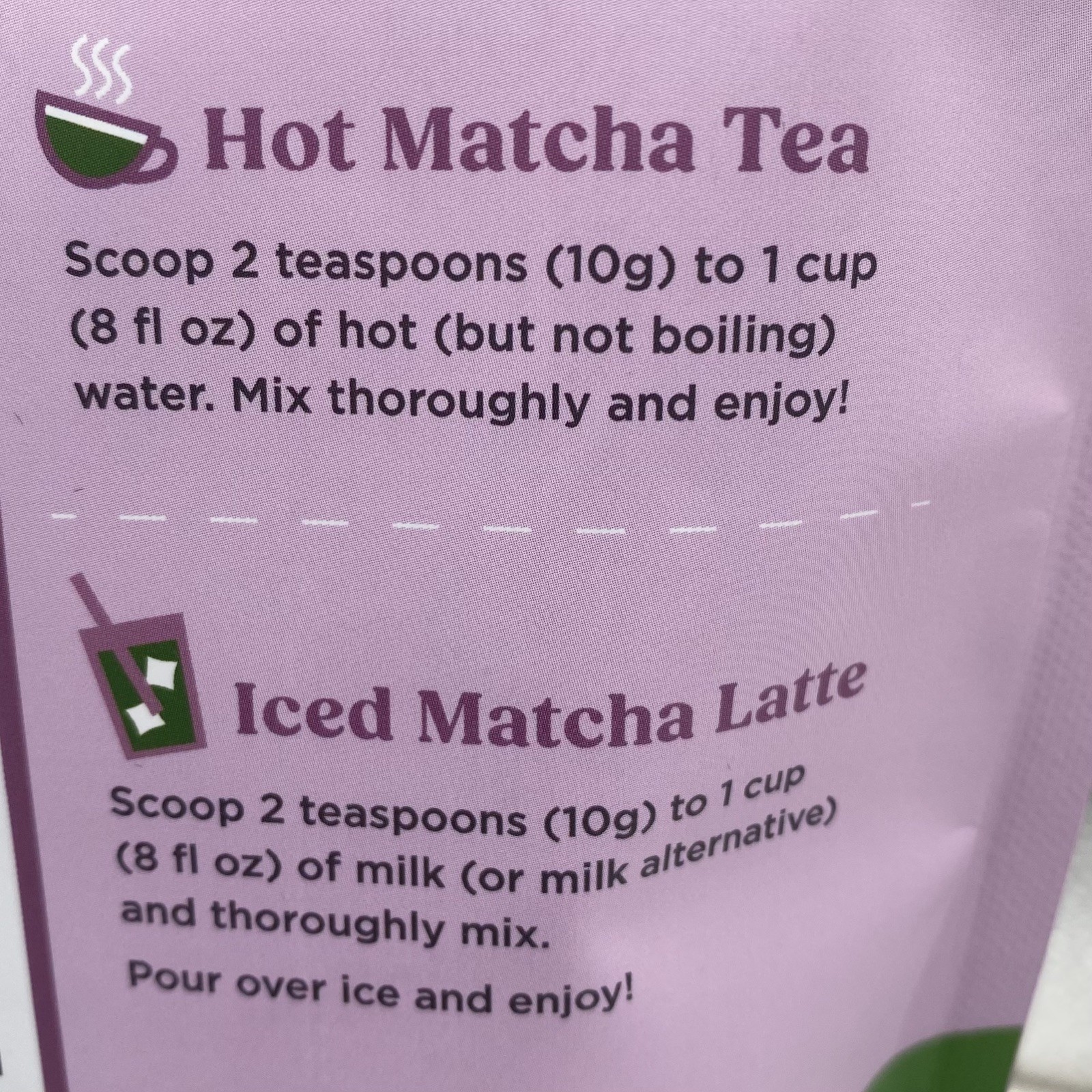 MATCHA Matchalicious Lavender 6 oz~17 Servings Exp 01/2028 Instant Cafe Blend