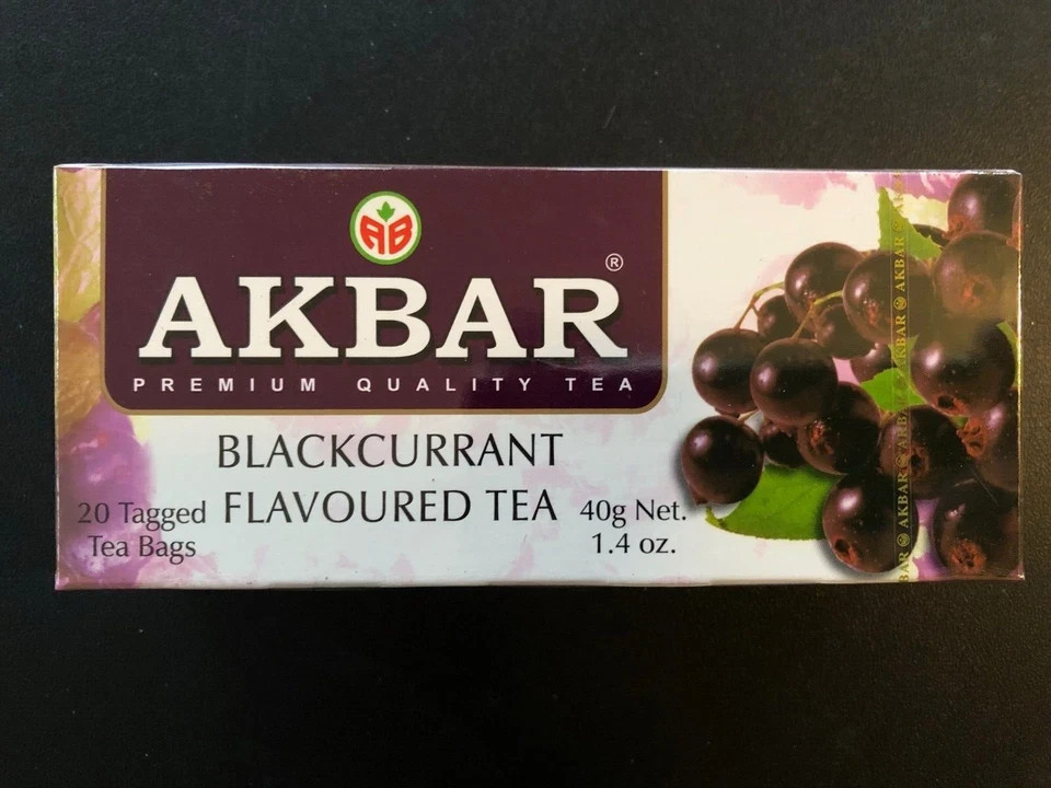 Akbar Blackcurrant 20 Tea Bags – Sri Lanka