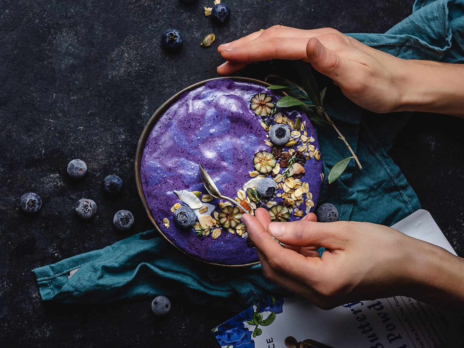Ancient Choice – Blue Matcha (50 grams) | Butterfly Pea Flower Powder Tea | M…