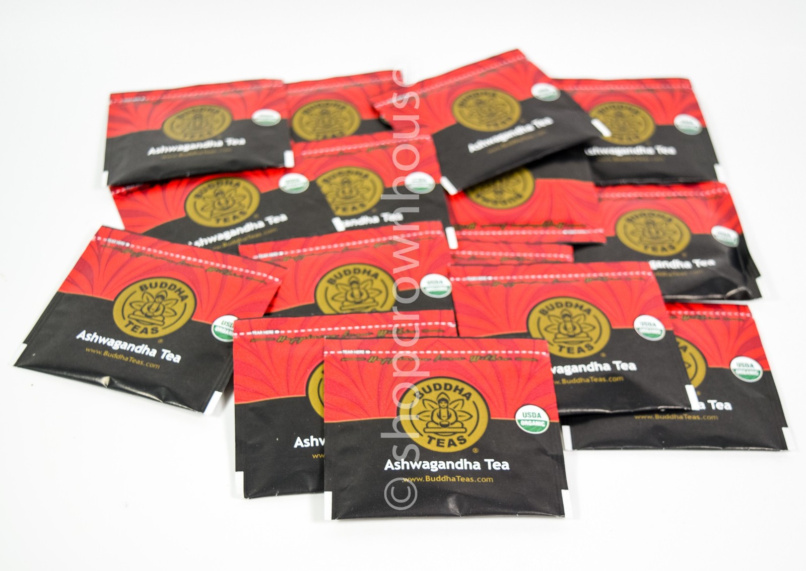 16 Buddha ASHWAGANDHA Herbal Tea Organic Kosher tea bag 12/2028