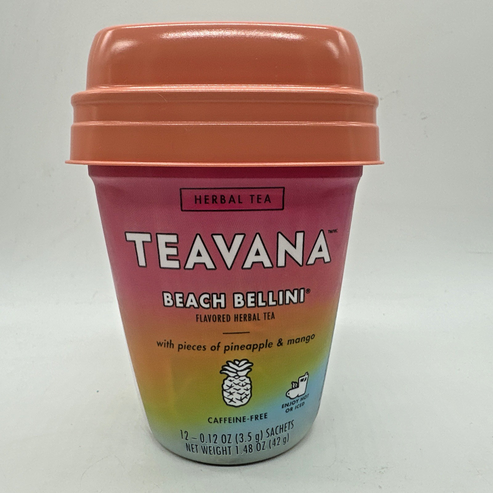 Teavana Beach Bellini Herbal Tea Starbucks Hot/Cold Rare & Discontinued BB 2020