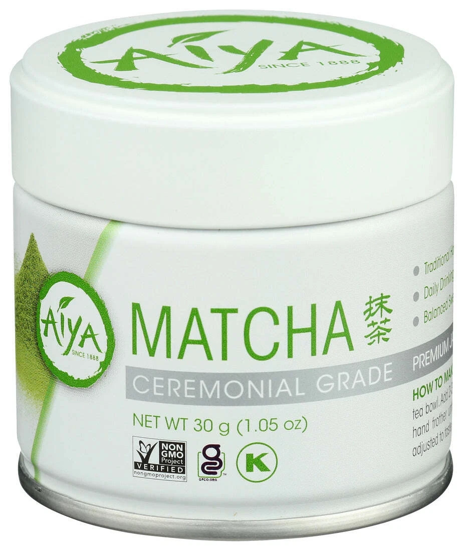 Aiya Matcha Tea Ceremonial Grade 30 Gr. Exp. 7/24/2027 or Better