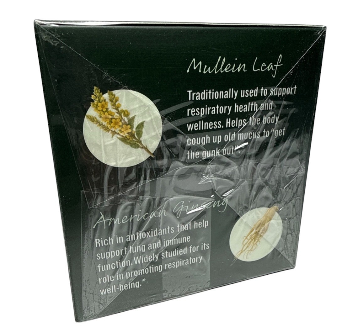 Betterbrand Better Lungs Detox Tea Caffeine Free Herbal Tea Bags Mullein Leaf
