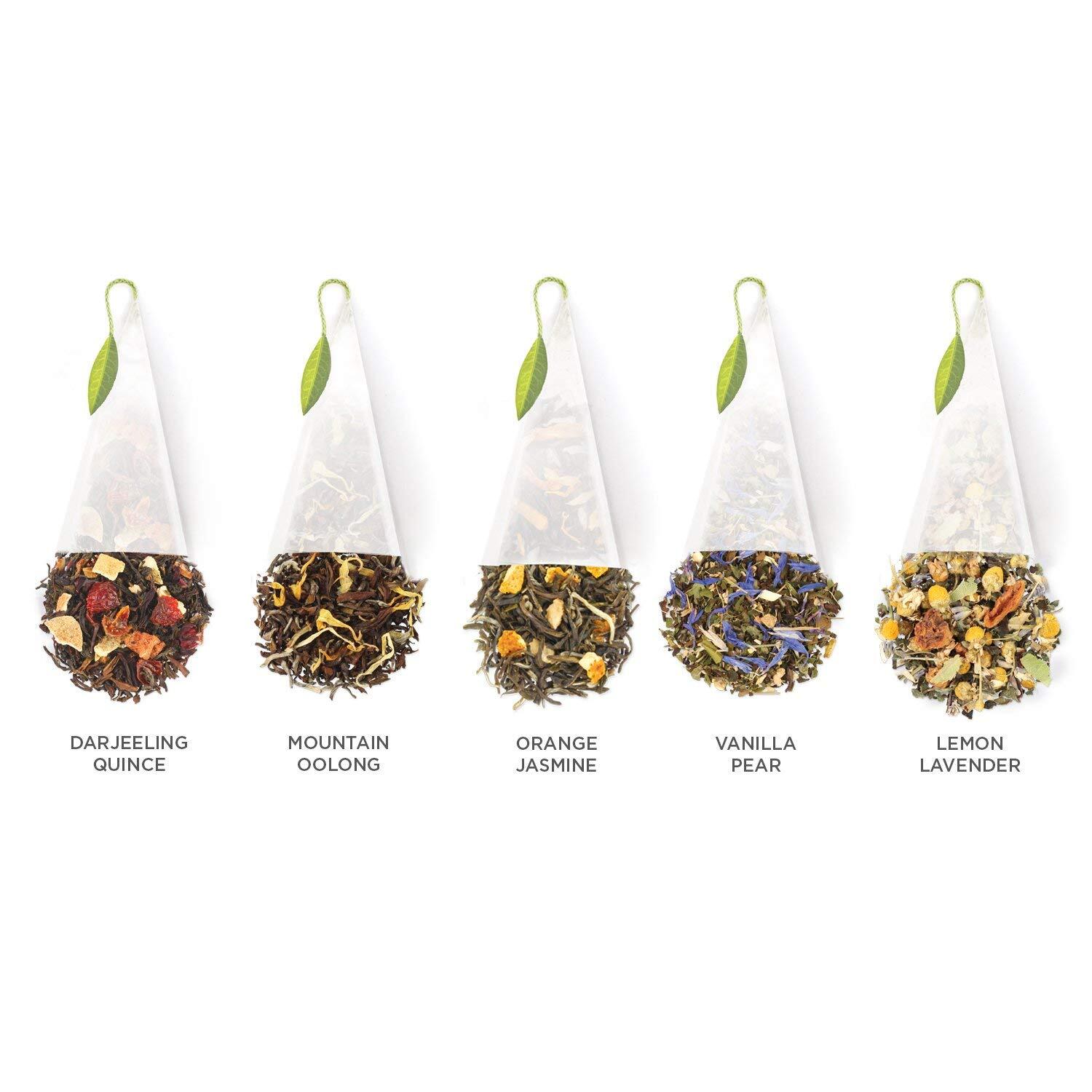 Lotus Collection 10 Count Gourmet Organic Tea Gift Set Assorted Flavors Boxed