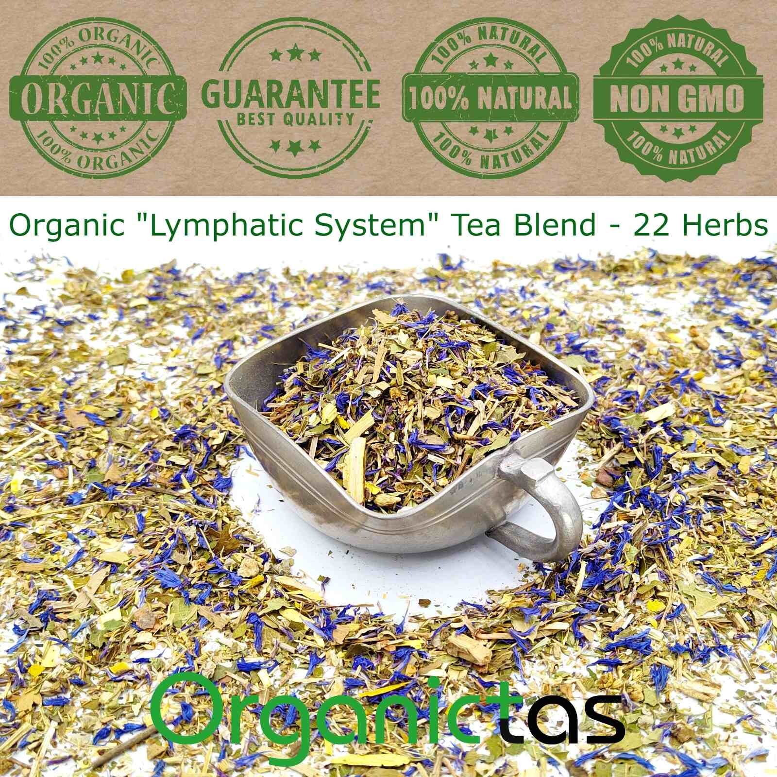 22 LYMPHATIC HERBS TEA Blend – Natural LYMPH CLEANSE – LYMPHATIC VESSELS Support