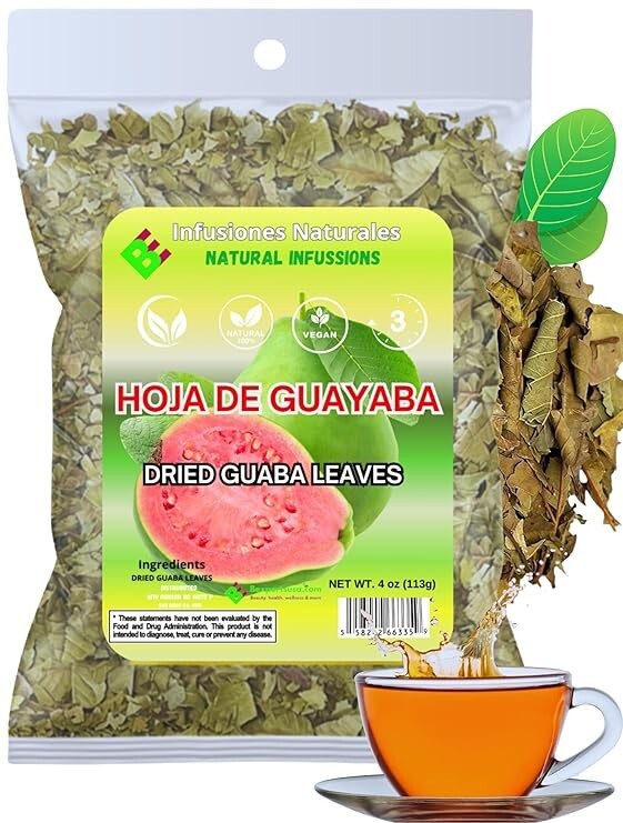 Hojas de Guayaba Té (Whole Dried Guava Leaf Tea) – 4oz (113g) | Crafted by Natur