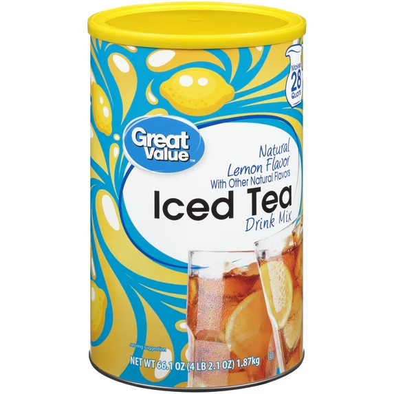 Natural Lemon Flavor Iced Tea Drink Mix, 66.1 Oz…,