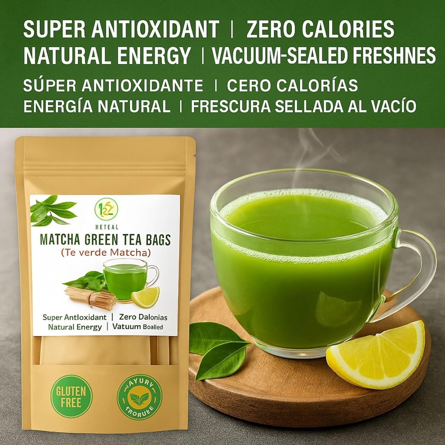 Green Matcha Tea – 50 Tea Bags (2 g Each) Premium Japanese-Style by BexpertsUSA