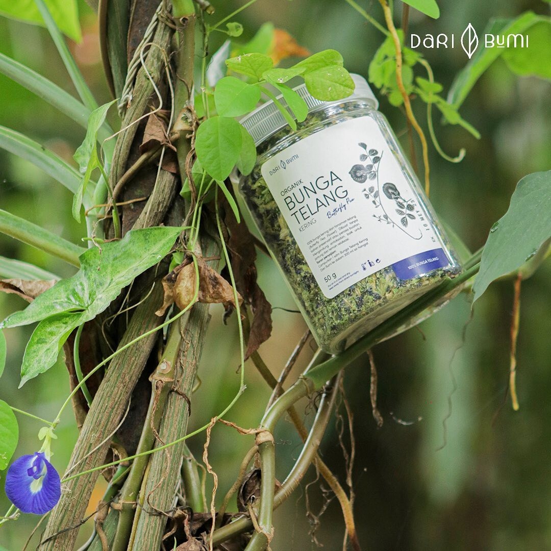 Dari Bumi – Butterfly Pea Tea Herbal Teh Bunga Telang 50 g