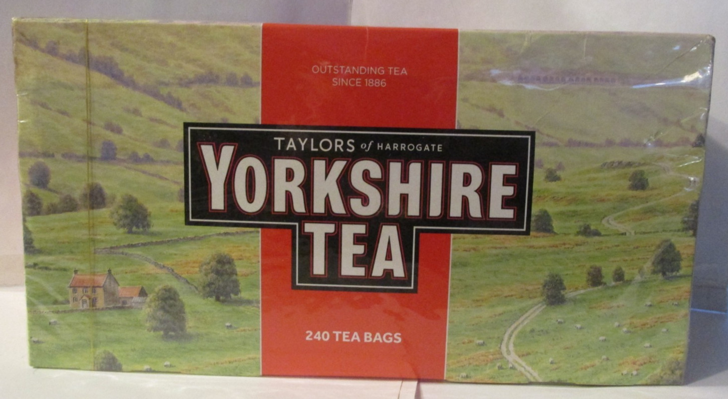 Taylors of Harrogate Yorkshire Black Tea Teabags 240 Count New Sealed 10/2026