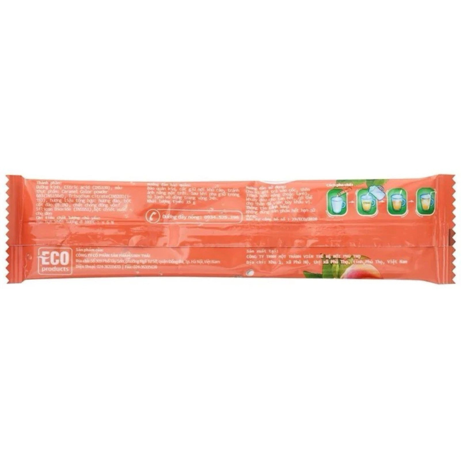 Cozy Peach Tea – Trà Cozy Ice Tea hương đào hộp 1boxes 15 g x 16 bags (240g)