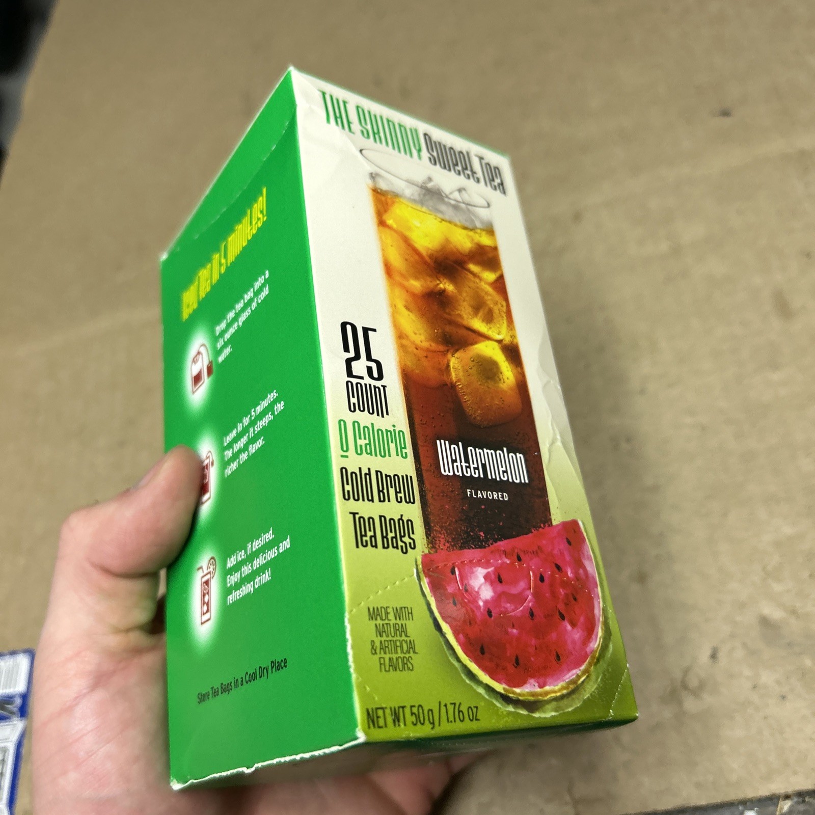 THE SKINNY SWEET TEA 🍉 WATERMELON Flavored Green Tea • COLD BREW