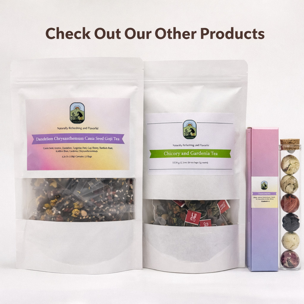 Dandelion Wolfberry Liver Support Tea Cassia Seed Herbal Tea by Vitals Herb