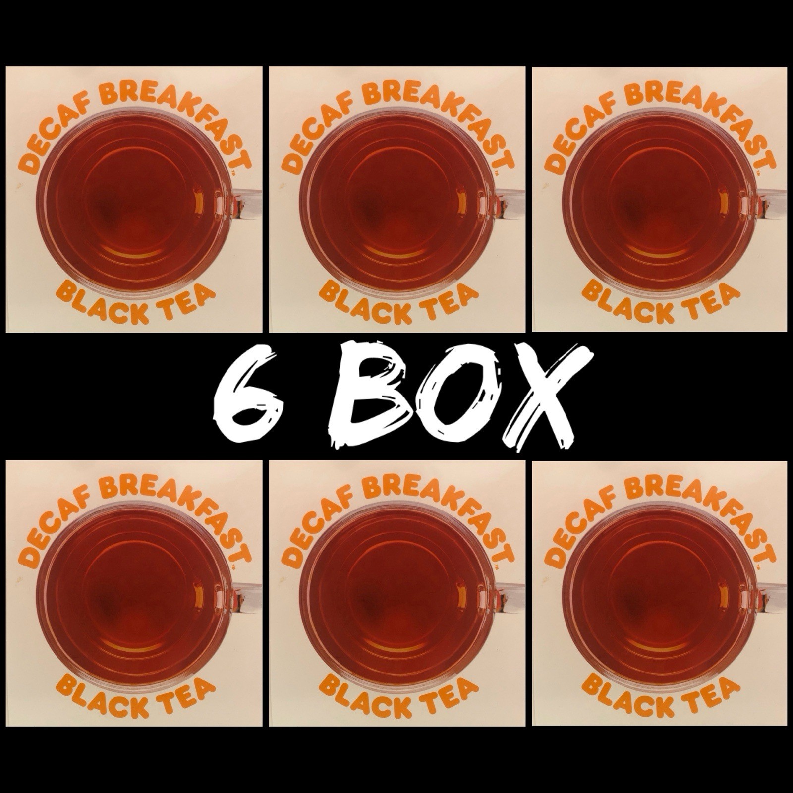 Dunkin Decaf Breakfast Black Tea Total 90 tea bag Decaffeinated 6 Individual Box