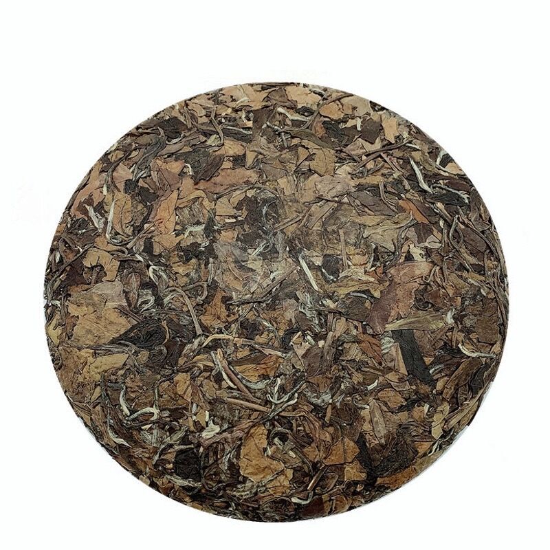 2013 Fuding White Tea Cake Aged Shou Mei Long Life Eyebrow Lao Bai Cha Cake 350g