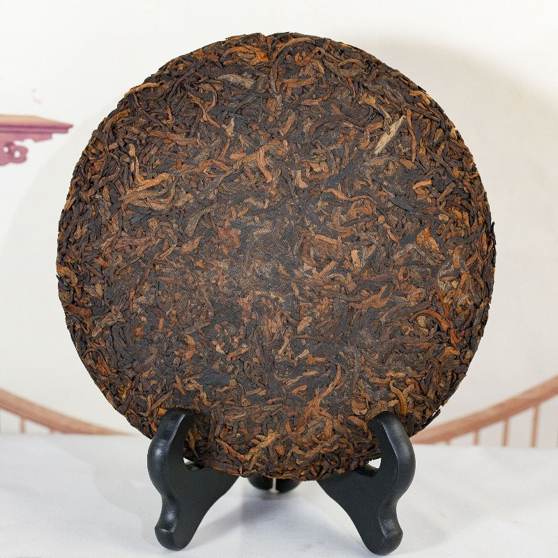 357g Authentic Yunnan 2020 Iceland Jinya Ancient Tree Pu’er Tea Ripe Tea Cake