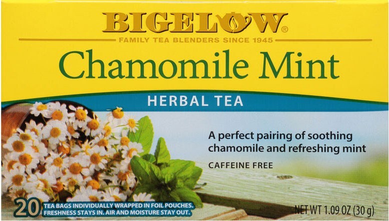 Bigelow Chamomile Mint Herbal Tea – 20 bags