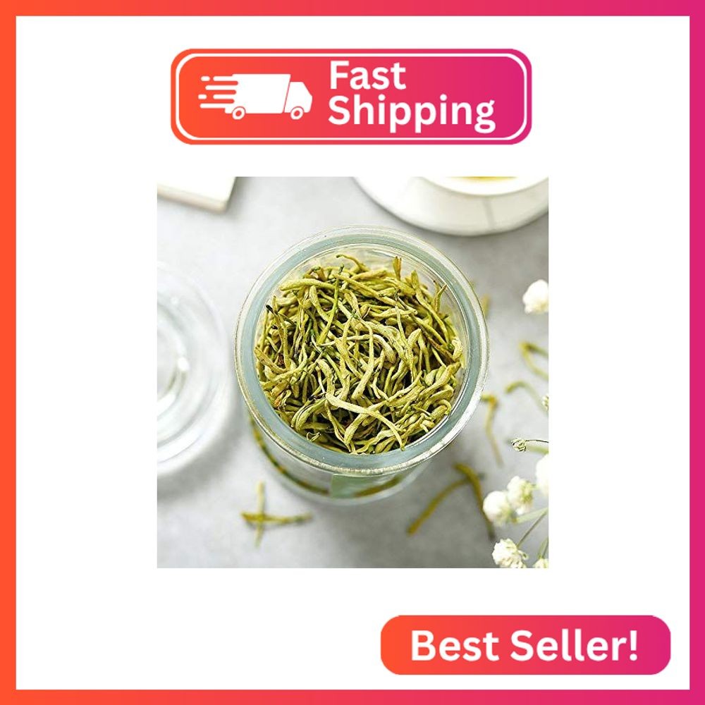 Premium Honeysuckle Flower Tea, 100% Natural Honeysuckle(Lonicera Japonica) Herb