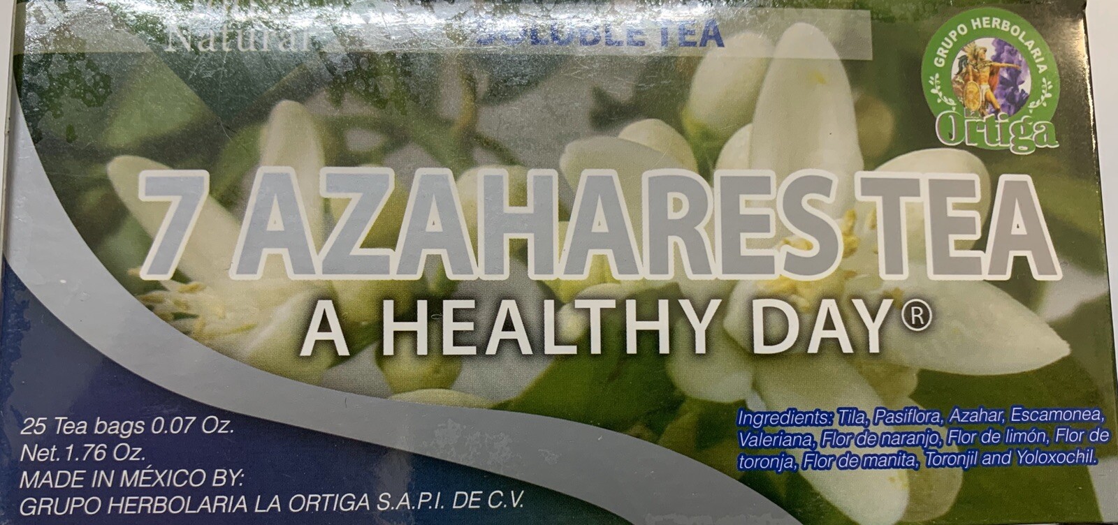 Te 7 Azahares Tila Pasiflora Azahar Valeriana Escamonea Toronjil 25 Tea Bags