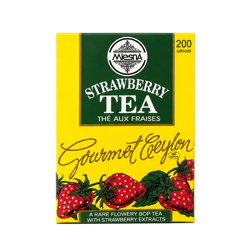 Mlesna Strawberry Ceylon Black Tea 200g
