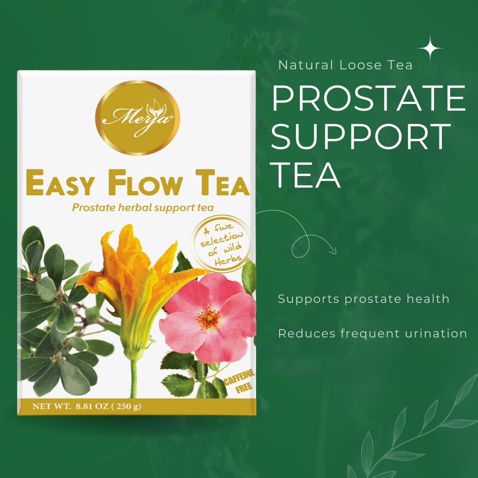 Easy Flow Tea – Prostate Support Tea – Loose Tea – 100% Natural Tea