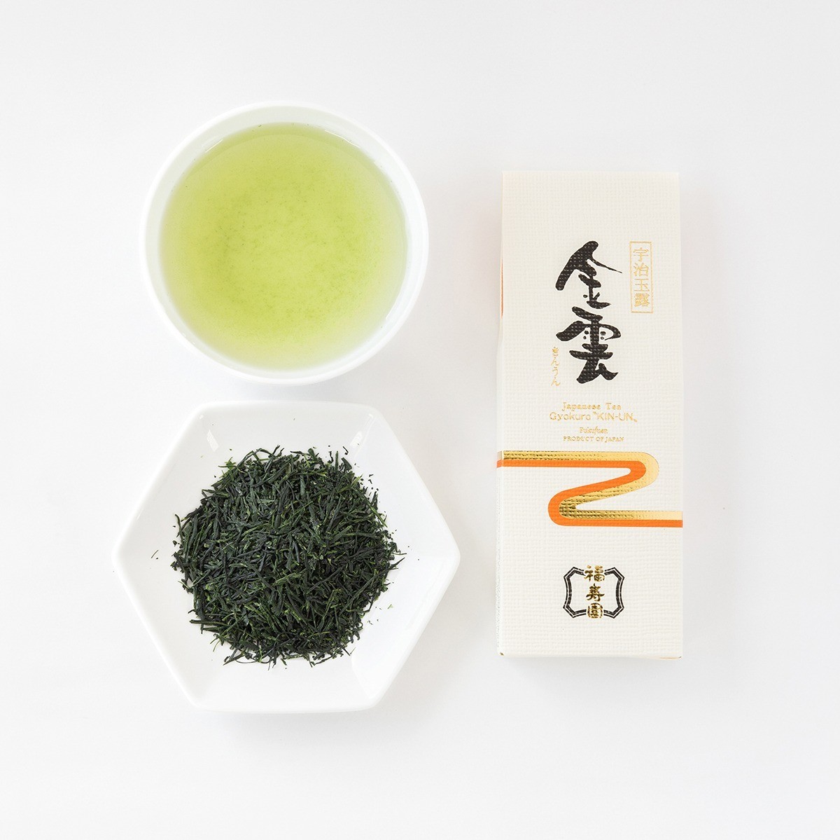 Kyoto Fukujuen W-730 Premium Uji Tea Set – Gyokuro & Sencha (Wooden Box) Gift