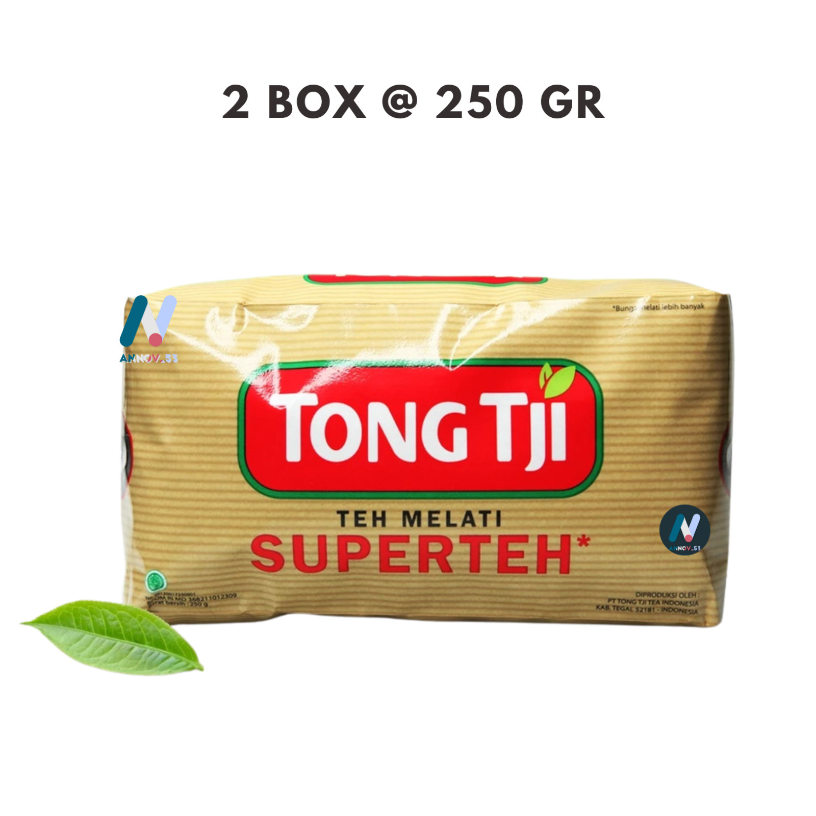 TONG TJI Original Premium Jasmine Tea Indonesian Fragrance Legendary 2X 250g