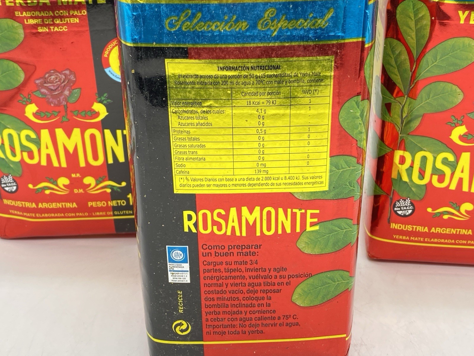 Yerba Mate Tea 3 Pack – 2.2 lbs 1 kilo Each 05/26